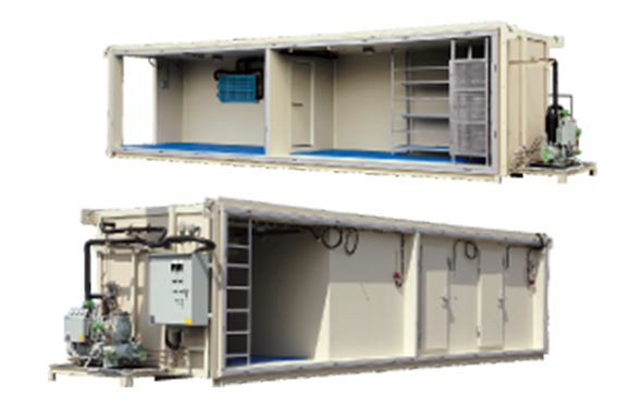 Unit type refrigerating provision chamber